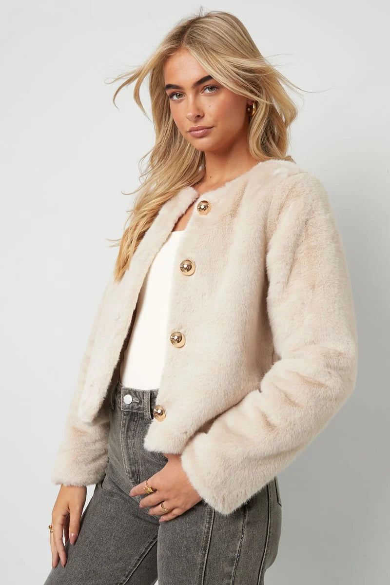 Soft Luxe Coat - beige