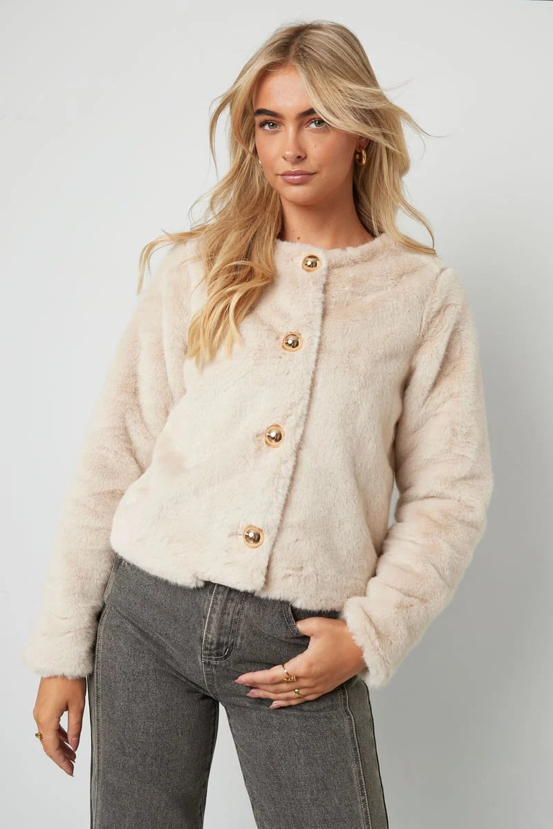 Soft Luxe Coat - beige
