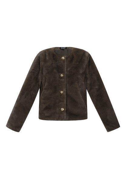 Soft Luxe Coat - brúnn