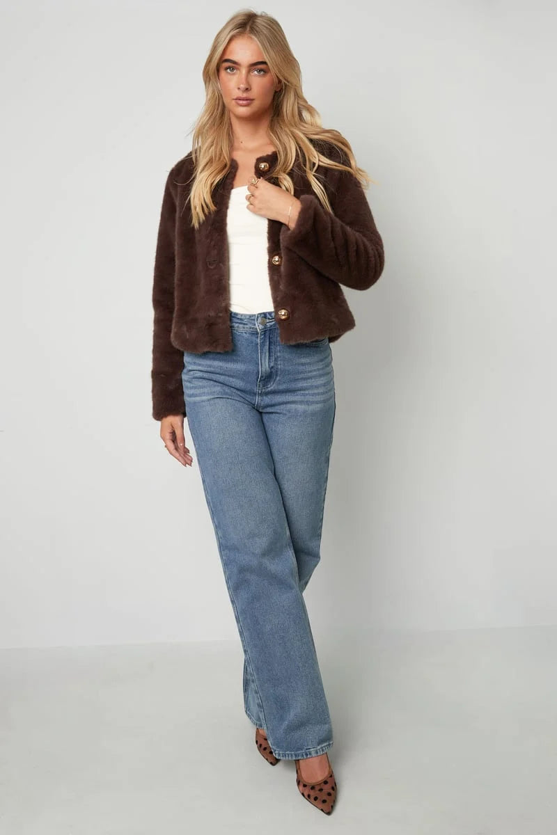 Soft Luxe Coat - brúnn
