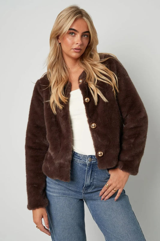 Soft Luxe Coat - brúnn